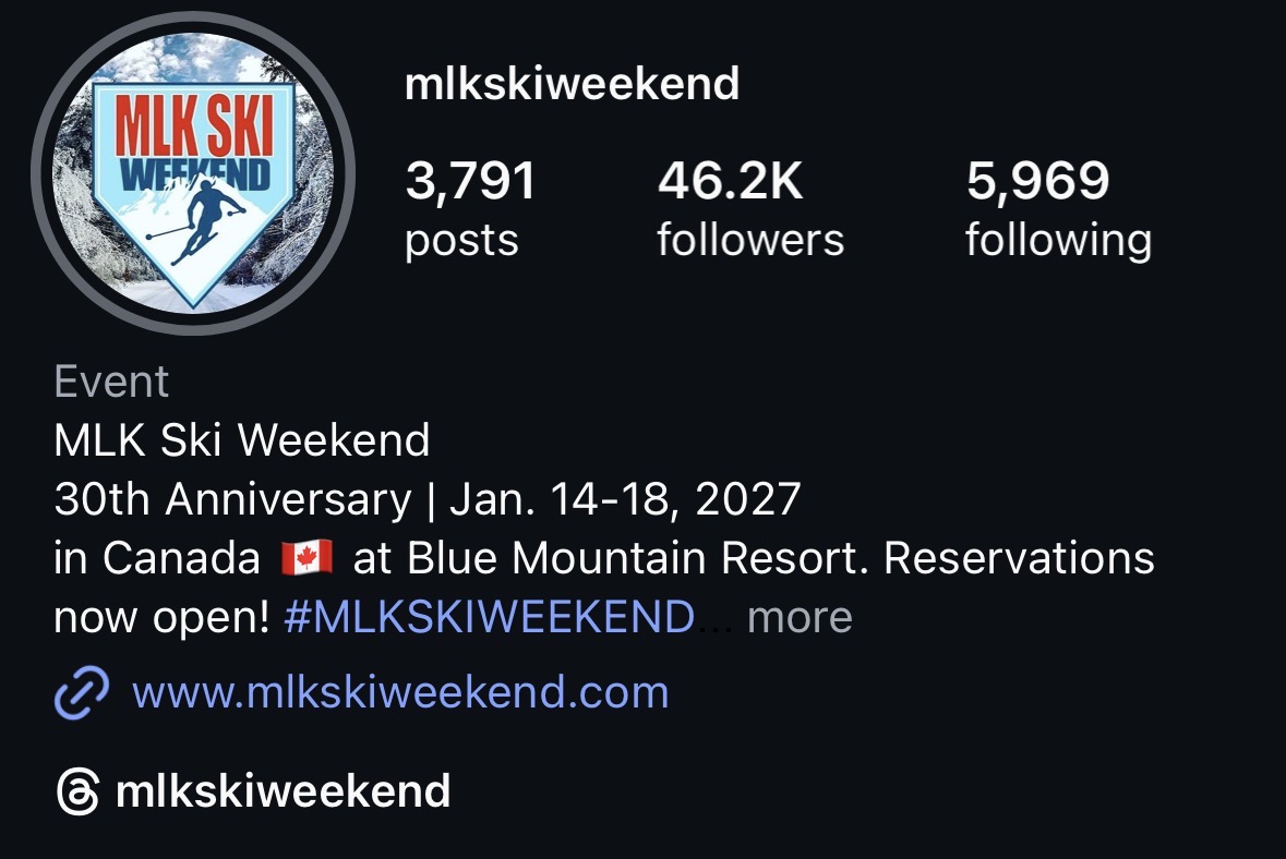 MLK Ski Weekend after