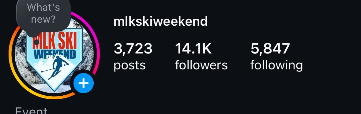 MLK Ski Weekend before